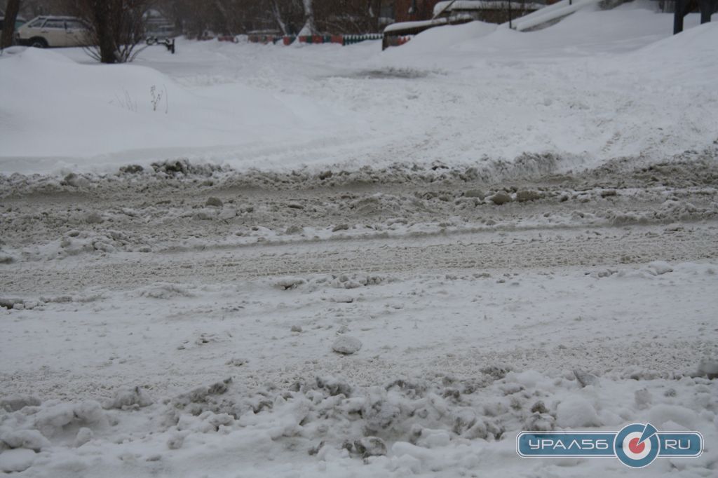 Жители Оренбурга выйдут на уборку снега 