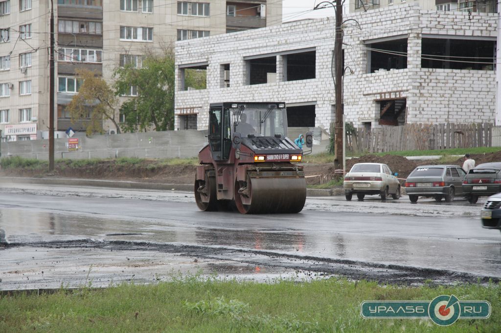 Ремонт дороги в Орске на проспекте Ленина