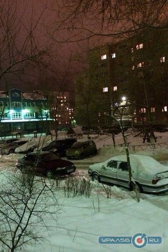 снегопад в оренбурге