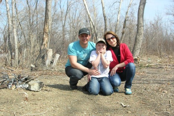 Ягафаров Илья с мамой и папой