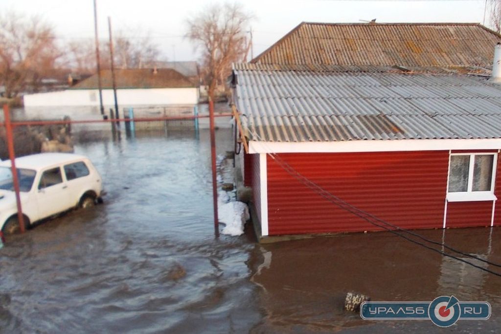 Наводнение в селе Брацлавка. Адамовский район