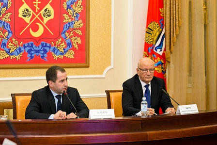 Михаил Бабич и Юрий Берг на совещании по импортозамещению