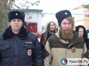 1 марта казачья дружина начала патрулирование улиц Оренбурга