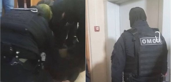 Задержание одного из участников драки. Источник: УМВД России по Оренбургской области