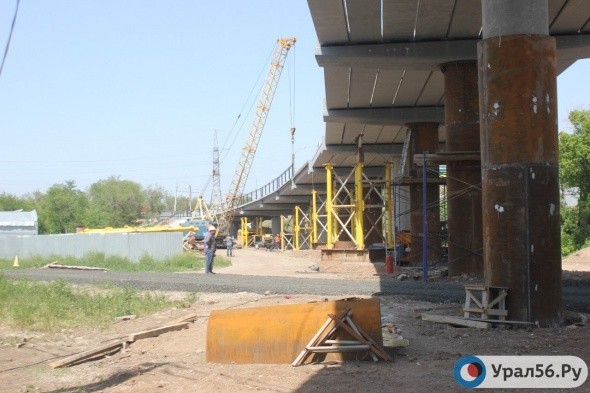 Успеть до 1 августа: В Оренбурге продолжается ремонт моста-развязки на Илекском шоссе