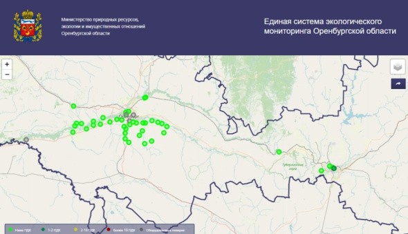 13 стационарных экопостов Оренбургской области включили в Единую систему мониторинга РФ