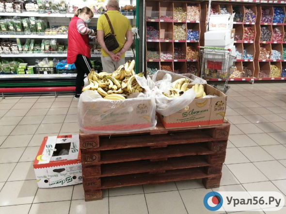 55 рублей — это много или мало? Бананы в Орске не подорожали 