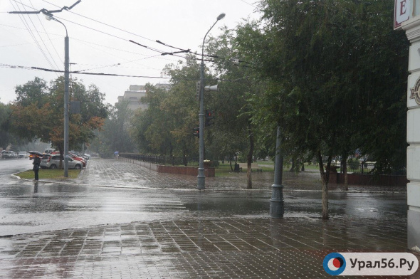 Гроза, ветер, ливни и град ожидаются 22 июля в Оренбургской области