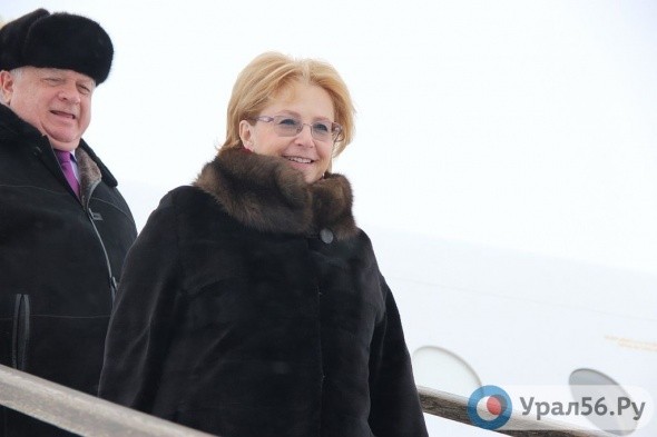 В понедельник в Оренбург прилетит министр здравоохранения России Вероника Скворцова