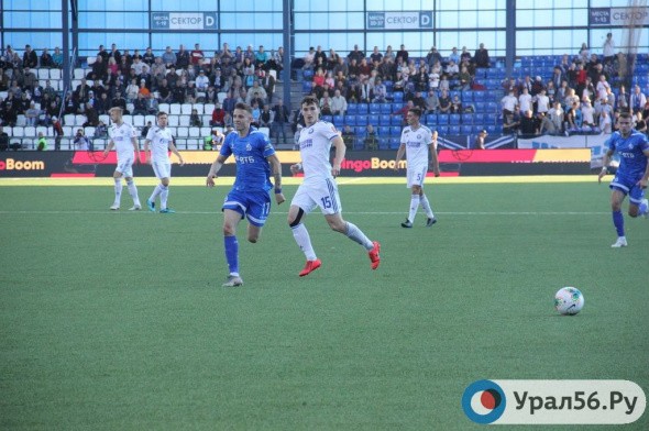 ФК «Оренбург» в домашнем матче обыграл ФК «Динамо» (Москва) – 2:0
