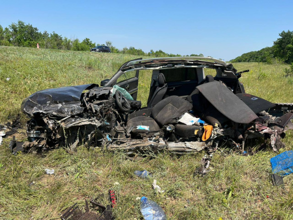 В Оренбургской области после столкновения с грузовиком погиб водитель легковушки 