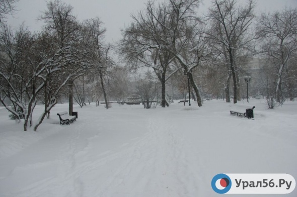 В Оренбургской области прогнозируется сильный снегопад