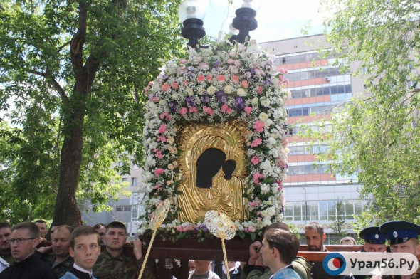 В Оренбурге 16 июня пройдет Крестный ход в честь Табынской иконы Божьей Матери. В центре города перекроют движение 