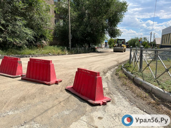 Ремонт дорог на Новосибирской в Орске дошел до переулка Театрального и улицы Краматорской
