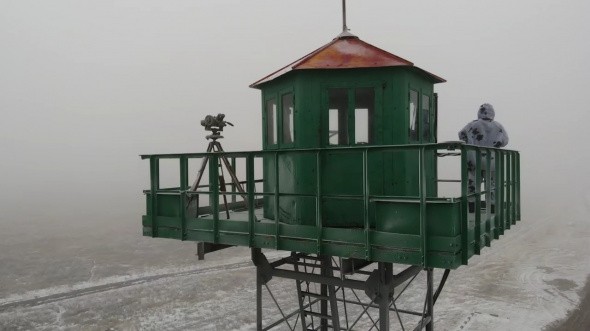 Оренбургские пограничники отрабатывают действия при незаконном пересечении российско-казахстанской границы