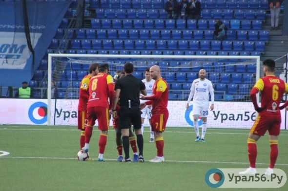 ФК «Оренбург» в домашнем матче сыграл вничью с ФК «Арсенал» (Тула) – 1:1