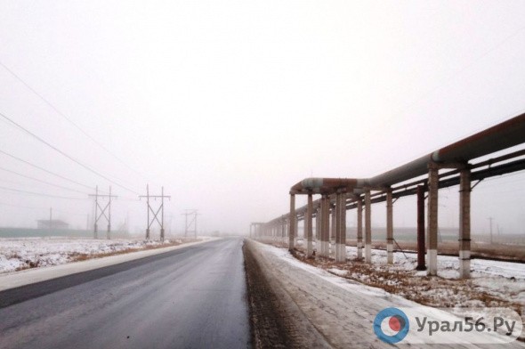 На трассах на востоке Оренбургской области туман и гололед