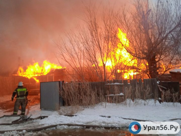 В первые дни 2024 года в Оренбургской области произошел 21 пожар