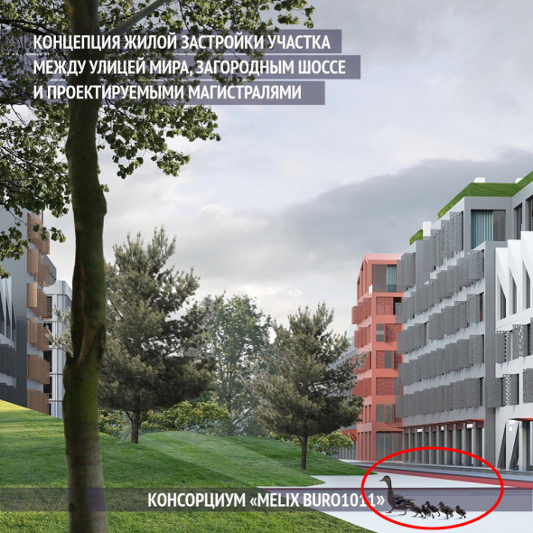 Архитектурная концепция на миллион рублей: чужие утята, графика из «нулевых» и вид птичьего полета