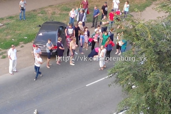 Соцсети: В Оренбурге машина сбила ребенка