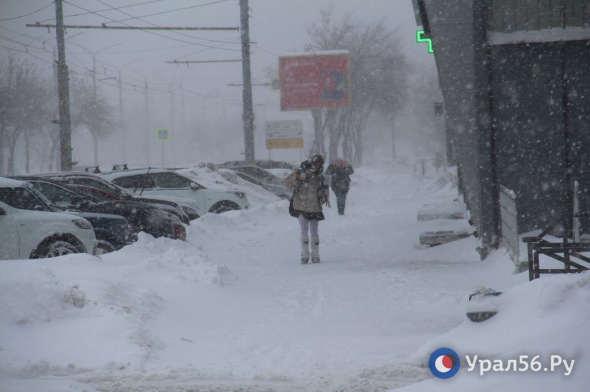 В ночь на 26 февраля местами по Оренбургской области ожидается мороз до -30℃