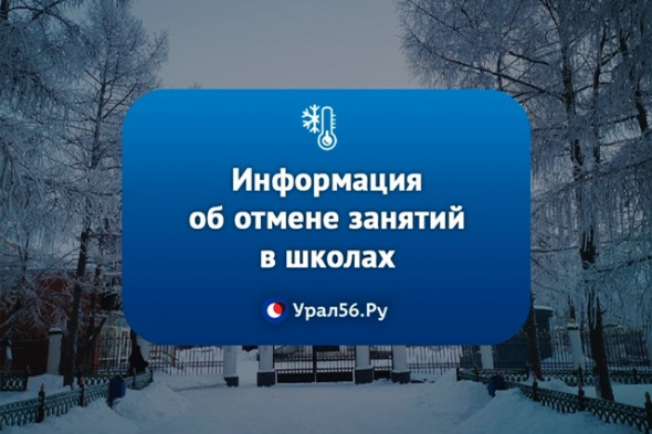 В некоторых районах морозно: Информация об отмене очных занятий в школах 20 января