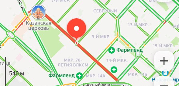 Улица Брестская на Яндекс.Карты